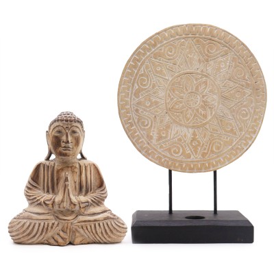 Budha Feng Shui Set - Klasická Mandala - Natural