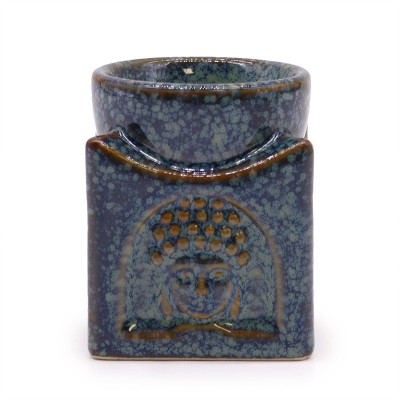Kwadratowa Lampa Aromatyczna Budda - Niebieska