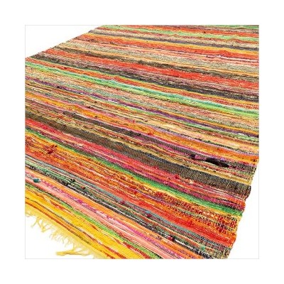 Luxuriöser gewebter Teppich – 154 x 90 cm – Gelb