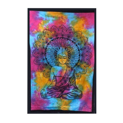 Tagesdecke aus Baumwolle (groß) – Buddha