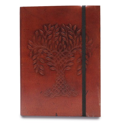 Kleines Notizbuch mit Gummiband - Baum des Lebens