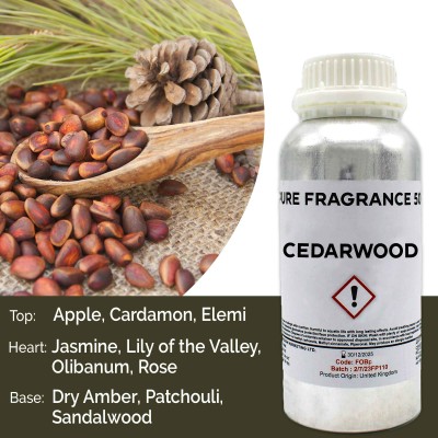 500 ml Pure Fragrance Oil - Cedar Wood