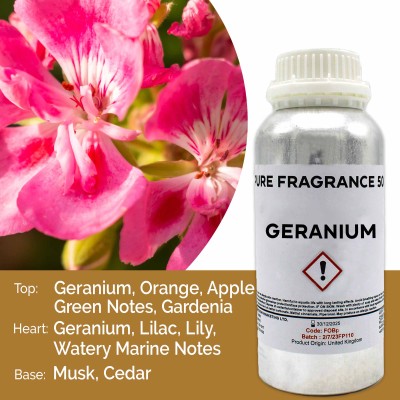 500 ml Pure Fragrance Oil - Geránium