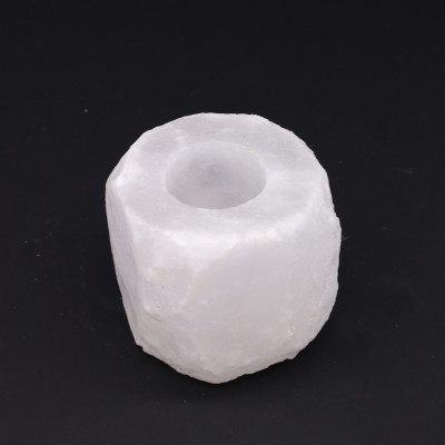 Gyertya fehér himalájai sóból 600-800g