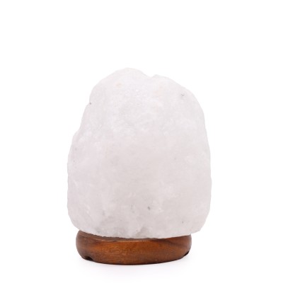 Biała lampa solna himalajska ok. 1,5 - 2 kg
